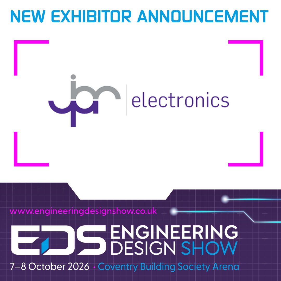 EngDesignShow's tweet photo. Thrilled to welcome JPR Electronics Ltd to The EDS 2026!

JPR Electronics Ltd supports electronics development and manufacture with services spanning engineering, assembly, production and product integration. 

Register for free today: https://t.co/MTVIEoRFok https://t.co/INWjewWHMW