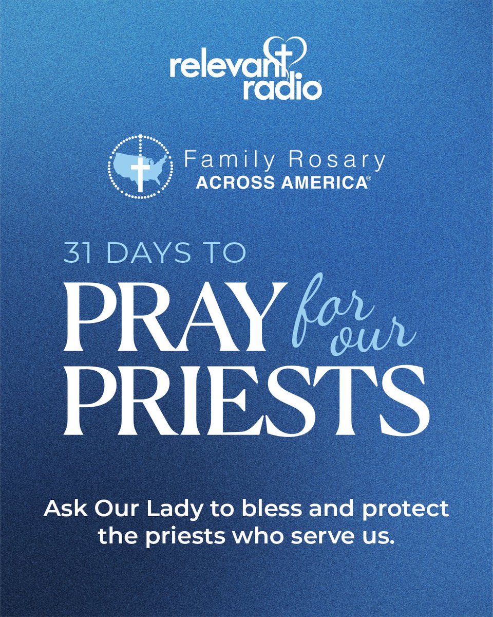relevantradio's tweet photo. You probably know a priest like these four.

The one who built your parish. The one who brought you into the Church. The one your kids run up to after Mass.

All October, the Family Rosary Across America is praying for priests live at 7pm CT. Add the name of a priest you're grateful for: https://t.co/sUMFBdgHm9

 #FamilyRosaryAcrossAmerica #RelevantRadio #MonthOfTheRosary #CatholicPriests