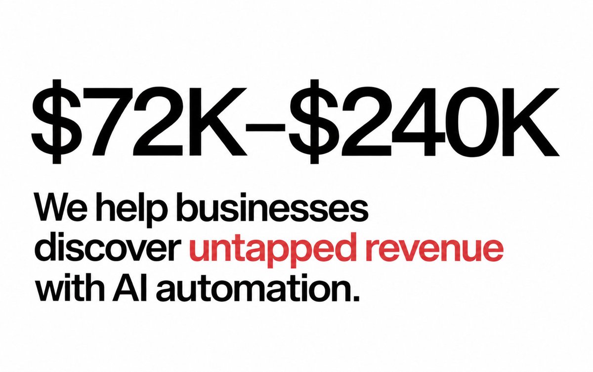 Michael_with_AI's tweet photo. A $2,800 job came in at 9:40pm Friday.

You called Monday. He'd already paid someone else.

Here's the part nobody calculates.

THE HOURS

A normal business is open 40 hours a week. A week has 168 hours. You are closed for 128 of them. 76% of the week.

Buyers don't check your hours before they decide to want something.

THE MATH ON ONE MONTH

Say 60 inquiries come in. 40% of them arrive outside business hours. That's 24. Monday morning you answer 8 of them. 16 get a slow reply or no reply at all.

16 missed × $2,800 average job × 20% close rate = $8,960.

Every month. $107,520 a year.

Run your own version:

* Inquiries per month
* Percentage arriving after 6pm or on weekends
* Your average job value
* Your close rate when you reply fast

That last number is the one people guess wrong.

THE 20 QUESTIONS

Export 90 days of email, DMs and form submissions. Paste them into Claude in batches. Ask it to group them into themes and count each one.

Almost every business finds the same shape:

* 20 questions cover about 80% of all volume
* 5 of those cover about half
* Most of them are pricing, availability, location, timeline, and "do you handle X"

You are not building a genius. You are handing a filing cabinet to an intern.

THE BUILD — 90 MINUTES

1. Pick one tool: Chatbase, Crisp, or Intercom Fin
2. Upload your site, your pricing page, your FAQ doc
3. Write the 20 answers yourself. Do not let it guess
4. Set the greeting. 12 words maximum
5. Add the booking link as the default next step
6. Set 3 escalation triggers
7. Test with 5 questions you know the answers to
8. Test with 3 questions it should refuse to answer
9. Turn it on for after-hours only in week one
10. Read every transcript Friday for 10 minutes

THE 3 ESCALATION TRIGGERS

* Anything about money already paid
* Anything with an angry or emotional word in it
* Anything the bot has failed to resolve twice

Miss these and you have built the phone tree from hell. Everyone has screamed REPRESENTATIVE at a machine. Don't be the machine.

WHAT IT COSTS

Tool: roughly $40 to $120 a month depending on volume. Setup: 90 minutes, once.

Maintenance: 10 minutes a week reading transcripts.

Against $8,960 a month, that is not a real number.

THE FAILURE NOBODY PLANS FOR

Air Canada's chatbot told a customer about a bereavement refund policy that didn't exist. A tribunal held the airline to what the bot said.

Your bot's promises are your promises. Write the guardrails before you turn it on.

Speed is the product.

The best answer at 9am loses to a decent one at 11pm.

Comment "DM" and I'll send you The 3AM Customer. Full build, every prompt, the escalation scripts.
( must follow + RT so I can DM )

Not free.