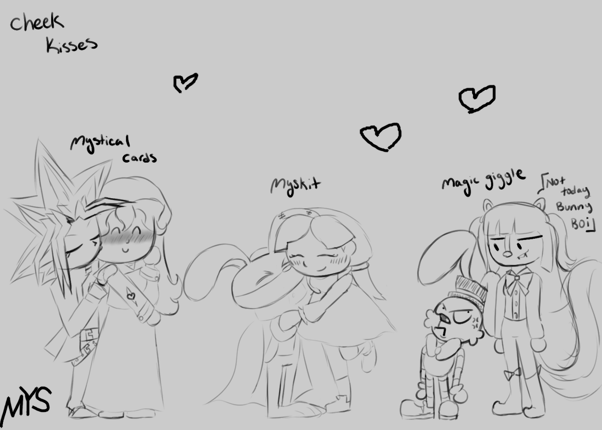 MysteriousClos1's tweet photo. Self/Yumeships! Cheek kisses, I'm re-making my fursona into a skunk^^
#Selfship #Yumeship #Yugioh #yamiyugi #Amulet #Miskit #FindingFrankie https://t.co/9eyhasdN8t