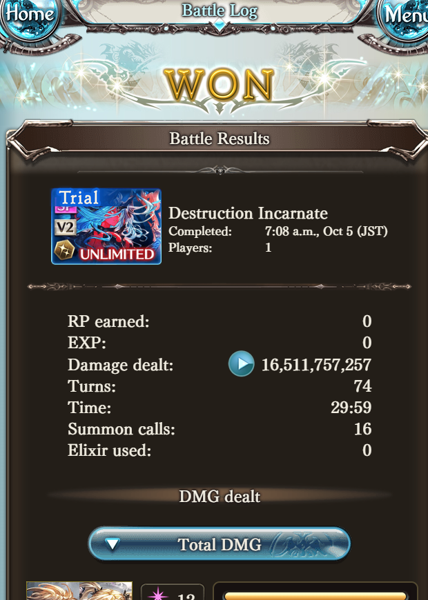 gobspooked's tweet photo. VERSUSIA EARTH SOLO DONE!
I am still shaking this was by a long shot the hardest thing I've done in this game oh my god 
and the clear time...
my heart dropped having to take an extra turn 
this took so so so many tries to learn and get down 
I'm so happy I did it :) https://t.co/rX6wOFTFEc