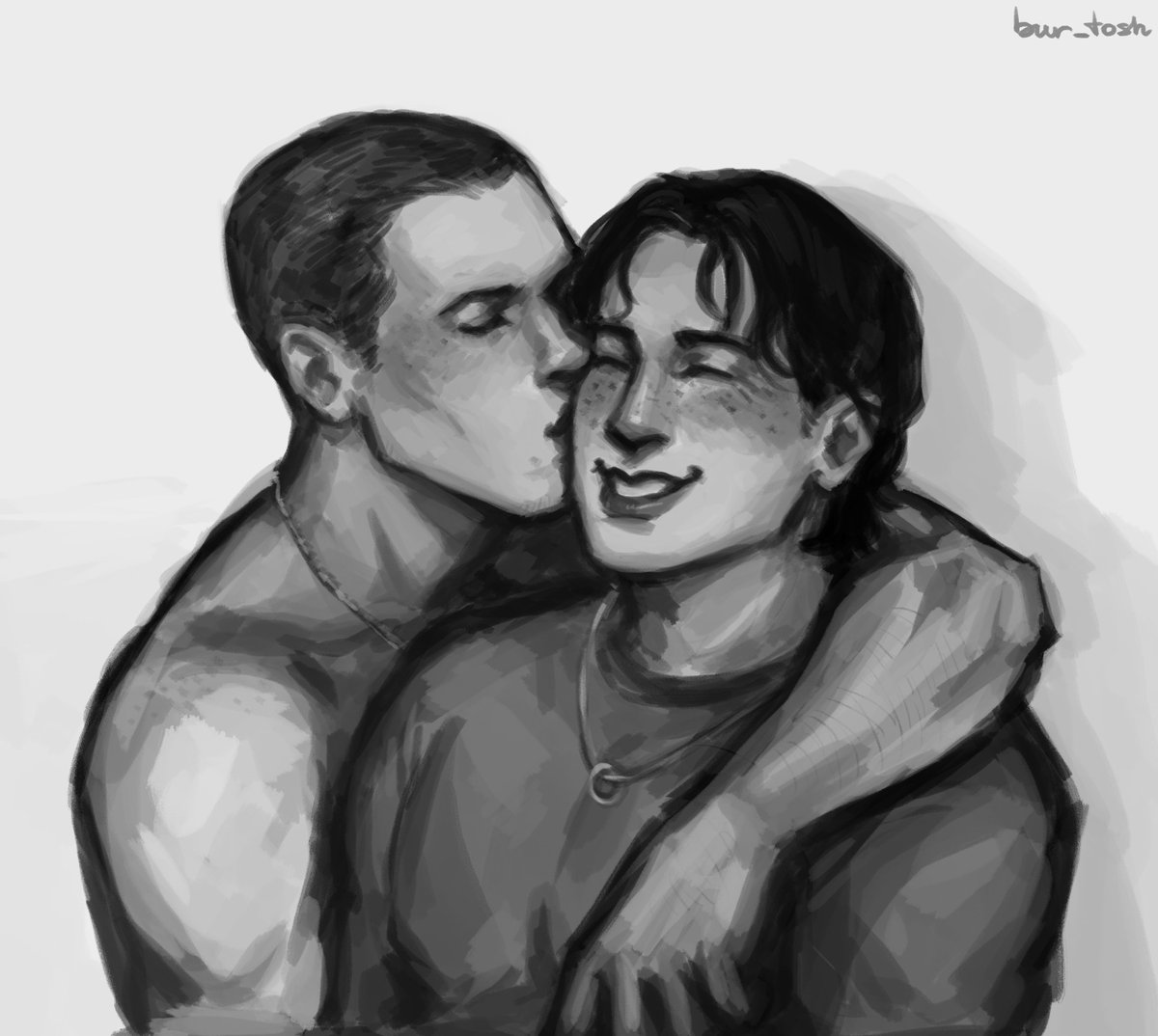 bur_tosh's tweet photo. don't forget to kiss your husband's freckles before the game https://t.co/UtWKBz24tT