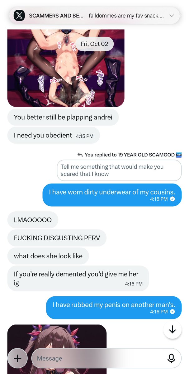 Andrdois's tweet photo. @Pay4AsianBrats owns my rxtarded goon stick 😵‍💫😵‍💫🐷 I love sending to manscam 💕 because I’m his fucking pathetic piggy

Findom manscam catfish https://t.co/6ADAtLjg1k