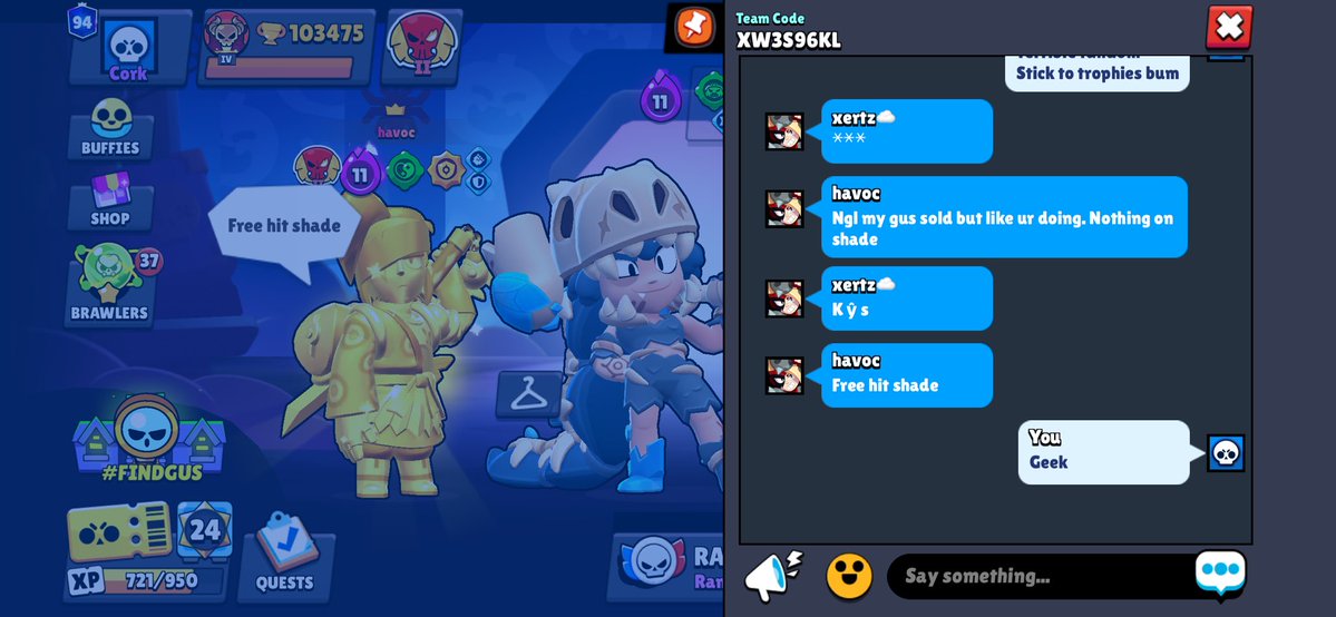 corklmao's tweet photo. @BrawlStars @supercell let’s get a ban on ts guy https://t.co/CWne0Yxjrl