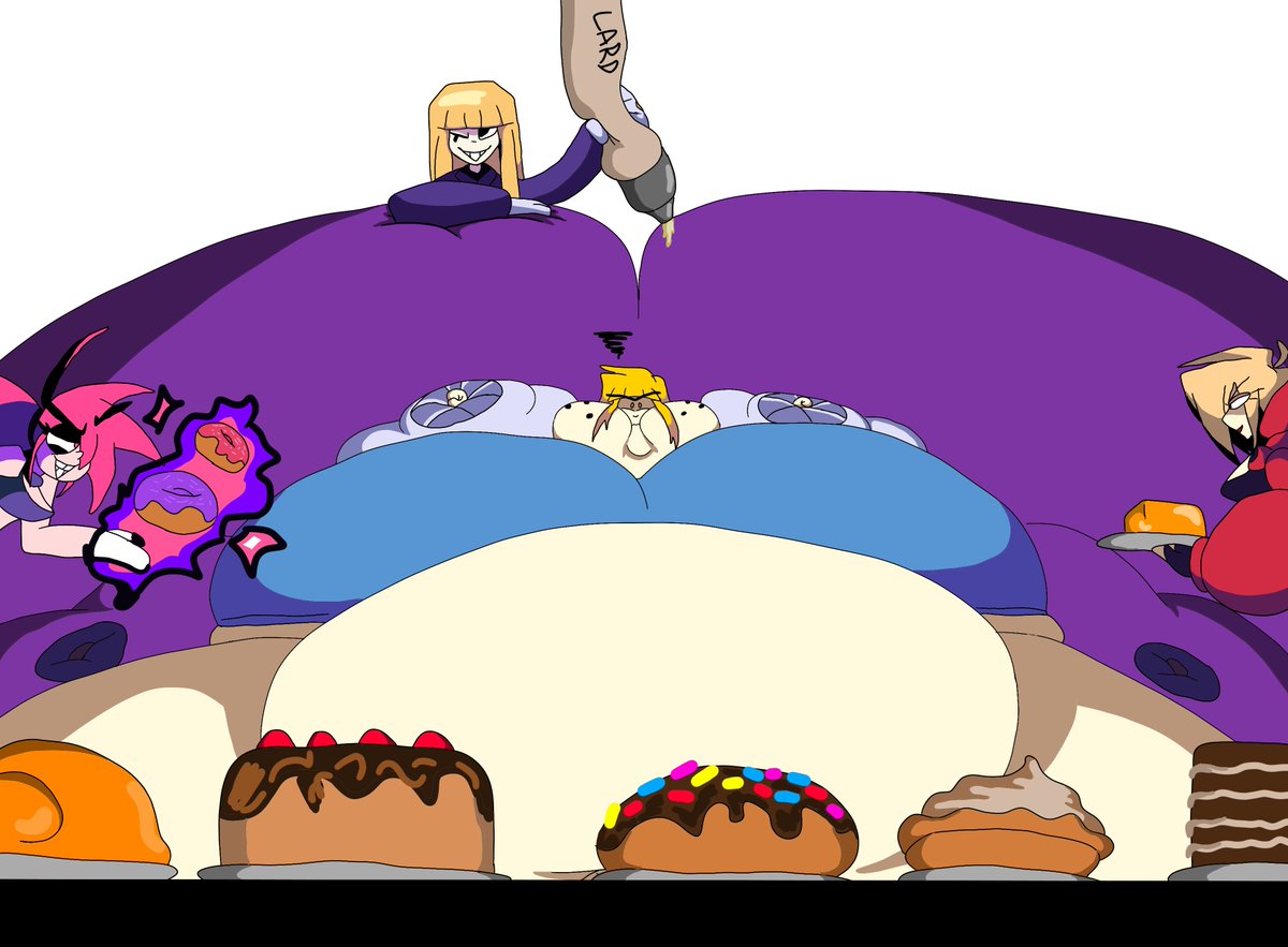 vanessidy30080's tweet photo. A recreation of the Bowser's Inside Story minigame, but featuring Iris from @TestThehuman. Let's just say her rivals wanted to serve her up as a BIG feast. https://t.co/69hNATCWnI