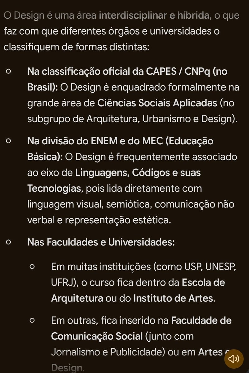 TortasDeMirtilo's tweet photo. @masporravida @l_montanh @bi3l08 @httpsgui_ Eu sou de artes visuais e na maioria das vezes é classificado como linguagens por ser majoritariamente uma forma de comunicação
Eu achei que design seguia a mesma linha https://t.co/pLd6MHFGzY
