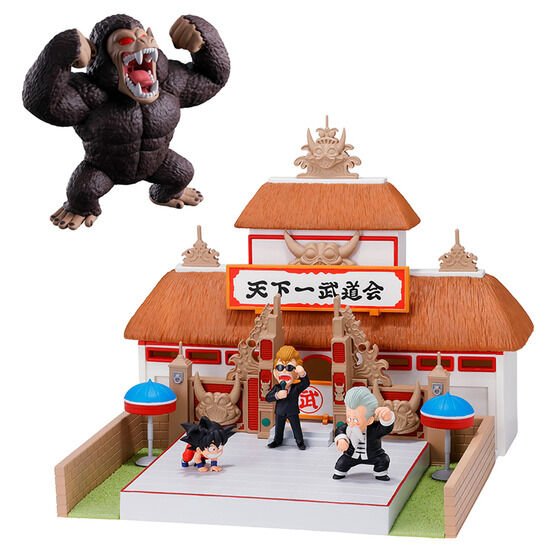 guernicass4's tweet photo. ドラゴンボール ワールドコレクタブルフィギュア PREMIUM-天下一武道会セット-

27年3月発送予定
29700円

プレミアムバンダイにて本日10月5日12時販売開始です！
https://t.co/1xP6iZmJUI

【サイズ】
天下一武道会会場・・・全高約24cm 
孫悟空・・・約4㎝ 
ジャッキー・チュン・・・約6㎝ 
大猿(孫悟空)・・・約15㎝ 
天下一武道会アナウンサー・・・約7㎝