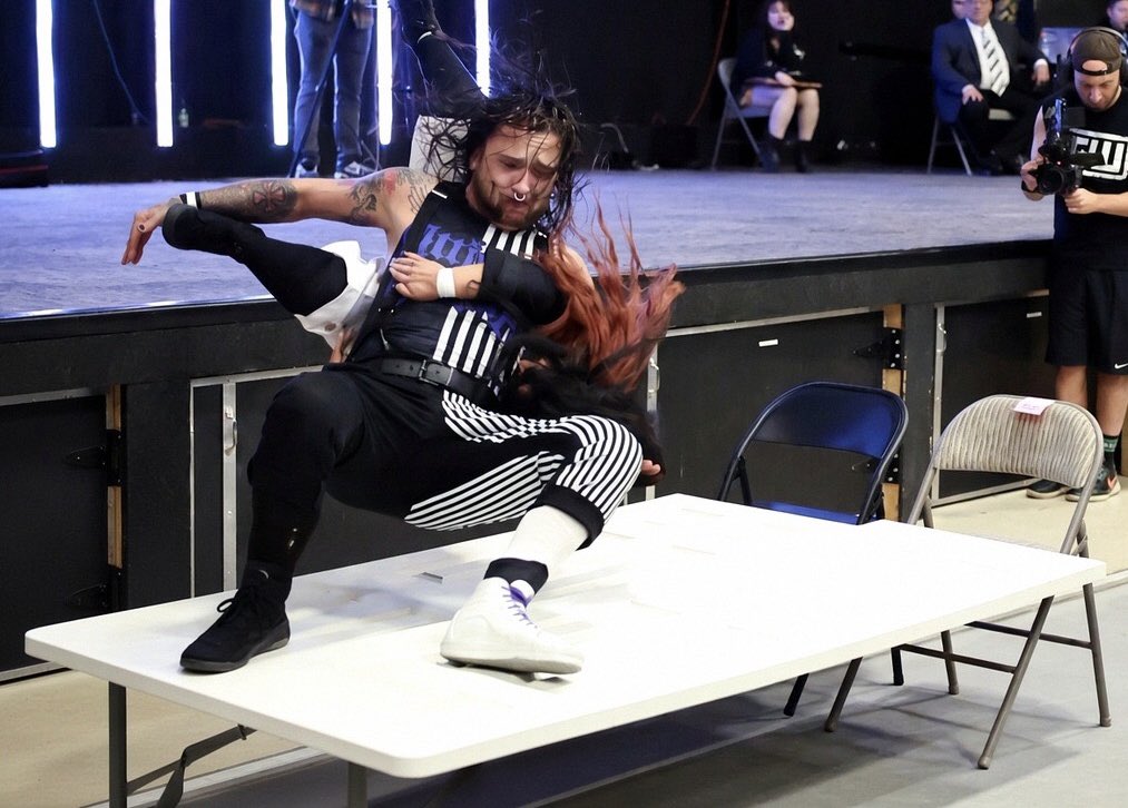 rdykhuizen's tweet photo. @_VIPRESS and @Atticus_Cogar stage diving in Alaska! #GCWSequel @GCWrestling_ https://t.co/2JPS6M75ig