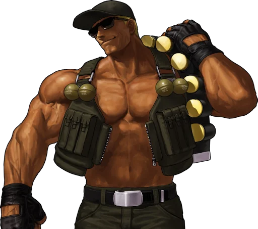 Datmofo4's tweet photo. with all these new figure reveals, hopefully one of these figure company that are picking up the KOF license makes highly posable KOF13 Ralf and Clark. LOOK AT THE MEAT ON THESE DUDES https://t.co/agX3WducJY