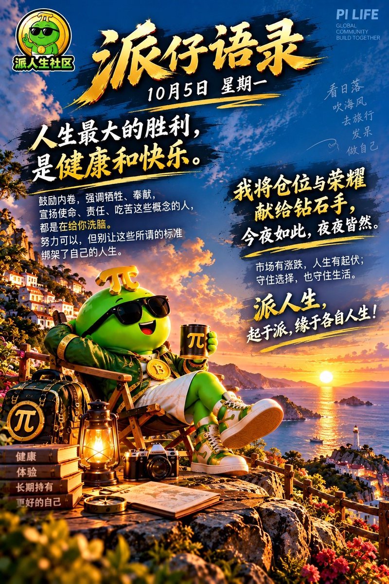 PILIFEMEME's tweet photo. 行情有涨跌，人生有起落。
稳住心态，守好生活，时间自有答案。
派人生，起于派，缘于各自人生。
@PiLifeCTO @BNBCHAIN https://t.co/GkSRiKI2Zt