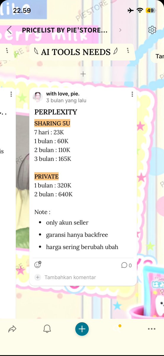 bubuniesss's tweet photo. @gatawsyapaa let’s go order copas ke wa or dm @IL0_0VE, aku fast respon di wa ya 👩🏻‍🌾💗‼️

order ke : https://t.co/sq1yfyxNMG
testi 2000+ : https://t.co/UrjiymIstW
price lengkap : https://t.co/sP0nSI43II https://t.co/uVCA688Raq
