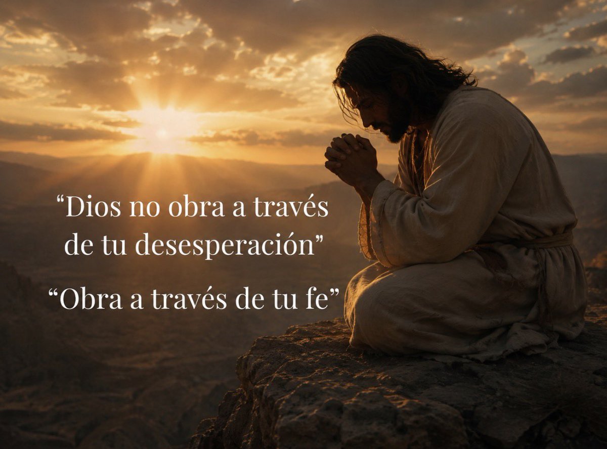 ConDiosOficial's tweet photo. Dios no obra en tu desesperación, sino en tu fe 🙏❤️

A veces queremos que todo suceda inmediatamente, pero Dios nos invita a confiar incluso cuando no vemos respuestas. https://t.co/E1xfhzOWMp