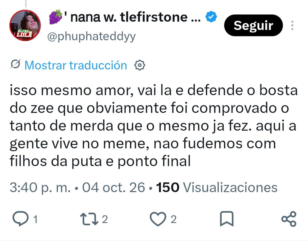 Vanessa_jublove's tweet photo. @teddyyy_____s @nampingnapat @Auautnp @savewrg @harit_keng 
@DomundiTV @GoodMemoriesDMD 
Existen cuentas q relacionan a Zee con cuestiones políticas de Brasil q son ajenas al artista,esto ya va más allá de odio,es el uso de la imagen de sus artistas y burlas de la situación https://t.co/J8Bs9Alvy5