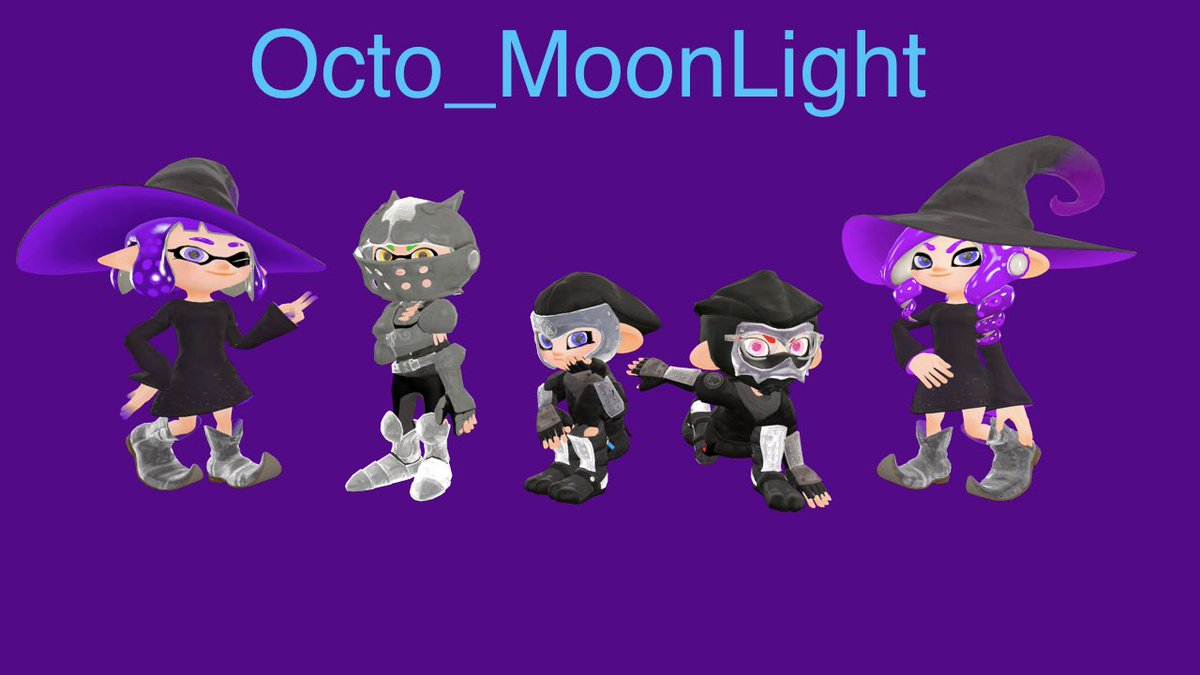 Octo_MoonLight's tweet photo. Amaya with Chris’s Squad Goals on their Halloween costume #Splatoon3 #octolinggirl #inklinggirl #octolingboy #inklingboy #splatoonocs #SplatoonSFM https://t.co/vjys0PZwOK