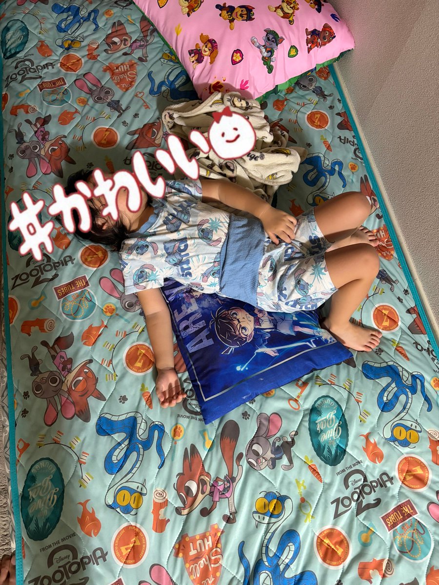 nakanofamily321's tweet photo. おはようございます🌤️
うちの子
赤ちゃんの頃から寝相が悪い😅
最初まっすぐ
寝てたのにすぐにこの位置😆
直しても直してもこの位置💦 https://t.co/yne7q4XSTz