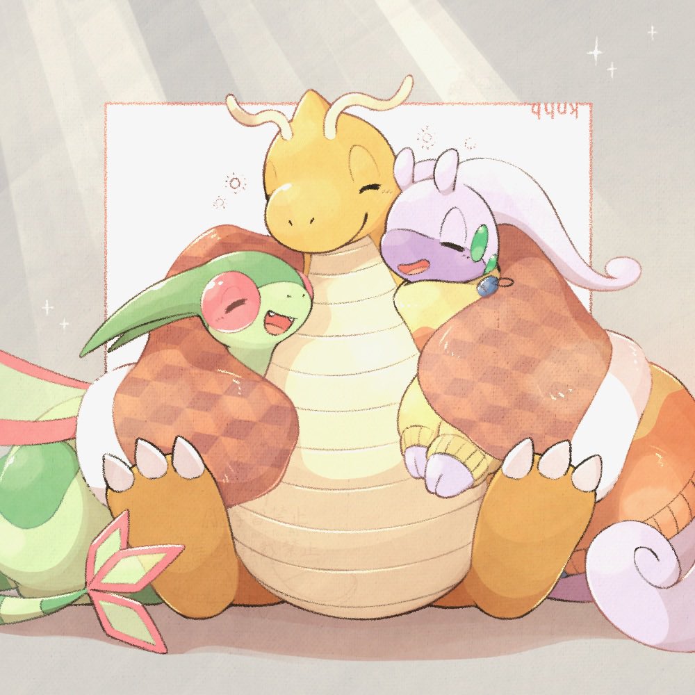 knhb_tail's tweet photo. 今日は #竜ポケモンの日 だった気がするので…
我が家のつよくてかっこいいドラゴンたちです https://t.co/mpF2IiwLbr