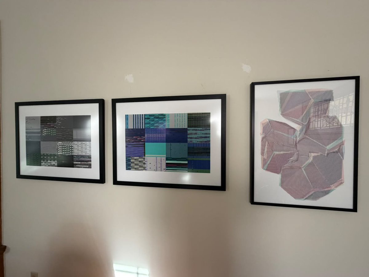 lovidlovid's tweet photo. over on IG Chris Coleman is sharing some of his iconic collection 💥 
So happy to see LoVid 16 Stills 1&amp;2 framed and hanging next to @REAS https://t.co/14kjEBH4Qq