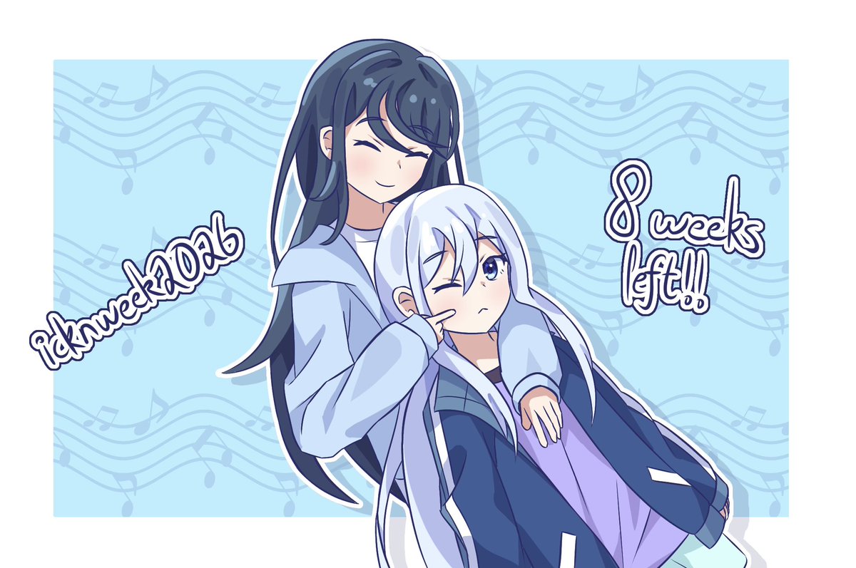 icknweek's tweet photo. 8 weeks left until ichikana week !!!!!!
the interest form will remain open for one more week, with prompts being announced next week!!!
if u havent yet, please take the time to fill out the form in the pinned tweet 💙
#icknweek2026 https://t.co/UWRK2v8Y1Z