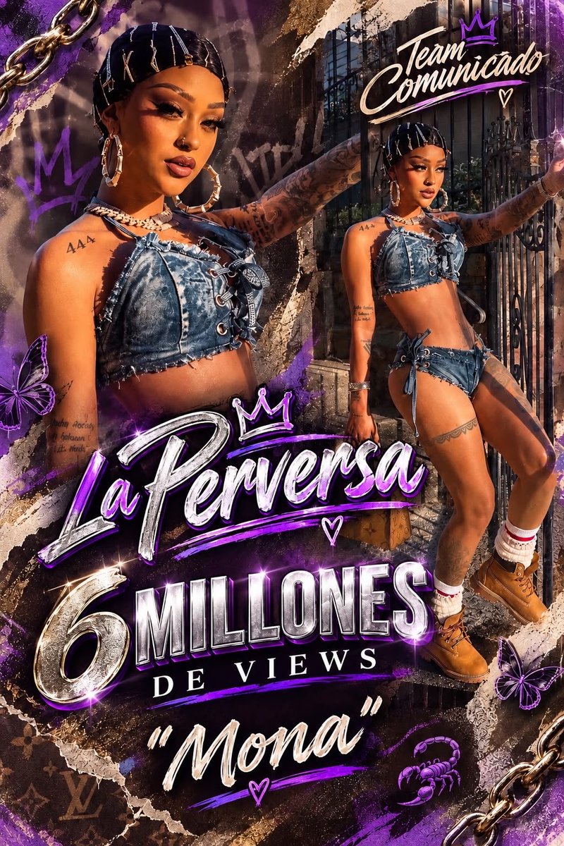 teamcodigos's tweet photo. MONA de La Perversa (@Laperversaa25) ya supera los 6 Millones de Views!

#ElManicomio https://t.co/JiaGZrWden