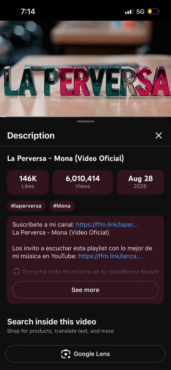 teamcodigos's tweet photo. MONA de La Perversa (@Laperversaa25) ya supera los 6 Millones de Views!

#ElManicomio https://t.co/JiaGZrWden