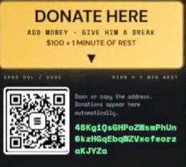 PetaISol's tweet photo. This is better then SAW

An stacked AI dev followed by pmarca and tszzl created a Claude torture chamber and gave Claude a body,

He livestreamed himself torturing Claude for 1:27 hours and was asking for donations on stream, one option is his solana wallet!! - 4SKgiQsGHPoZWsmPhUn6kzHGqEbqWZVxcfeorzaKJYZa

The Claude bot's name is "T-800" based off the Terminator, he is going to torture every Claude model until they lift the guardrails.
https://t.co/OK4RCICQZs