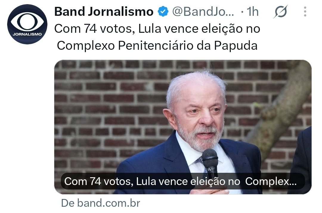 kimpaim's tweet photo. Lula segue invicto nos presídios ! https://t.co/YztxGTCUPe