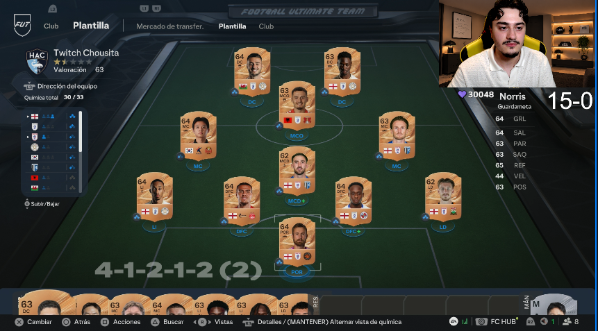 Chousita_'s tweet photo. PRIMER JUGADOR DE EA FC 27 EN HACER 15-0 CON UN EQUIPO ENTERO DE BRONCES!! https://t.co/0jRzxBASZo