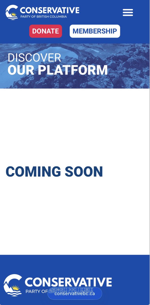 Vitalani3's tweet photo. Don’t Be Afraid to Vote for Change 🇨🇦 🙌 

OneBC won’t shy away from the hard issues.

The BC Cons’ website has been saying “Coming Soon” for the past 7 days. Voters deserve to know what a party stands for.

#voteforchange #betterBC #voteOneBC https://t.co/1KM9VaLRVA