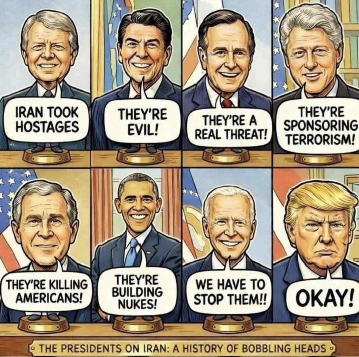 atensnut's tweet photo. A long history of bobbleheads ……..

Until Trump!! https://t.co/4xJfjxfe3N