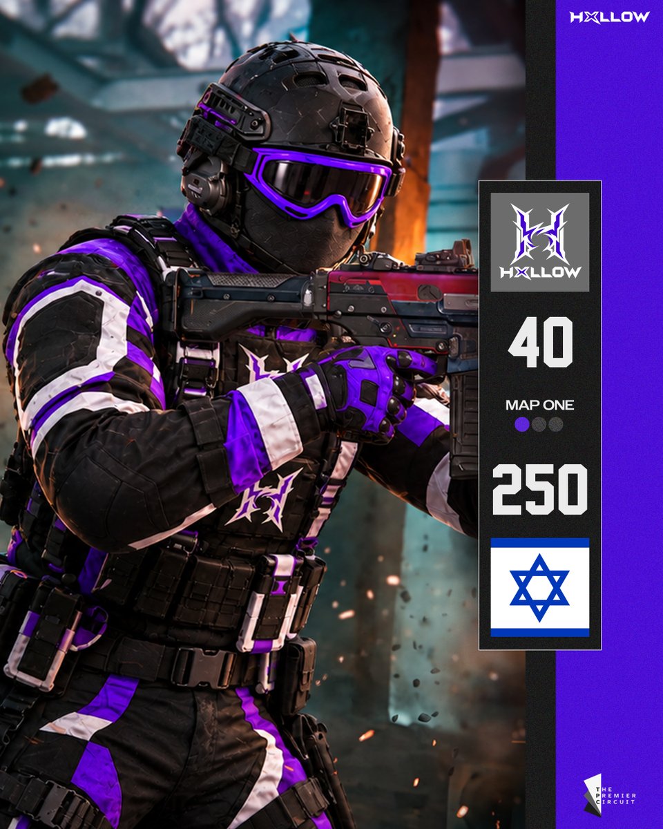TeamHxllow's tweet photo. We Drop Map 1 Hardpoint on Frequency 250-40 to Team Israel

Down 0-1 in the Series — Time to Regroup

#Hxllow | @TPCircuit https://t.co/fMeYgi14rX