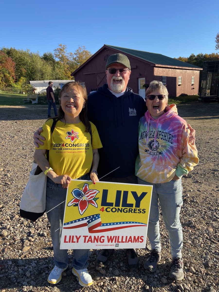Lily4Liberty's tweet photo. Thanks to Senator Howard Pearl and his wife for hosting their famous Oktoberfest on his family farm in Loudon. 

There were lots of food, beer, animals,  music and family fun. It was wonderful to meet my enthusiastic supporters and their families in person. https://t.co/owhx6DBZVB
