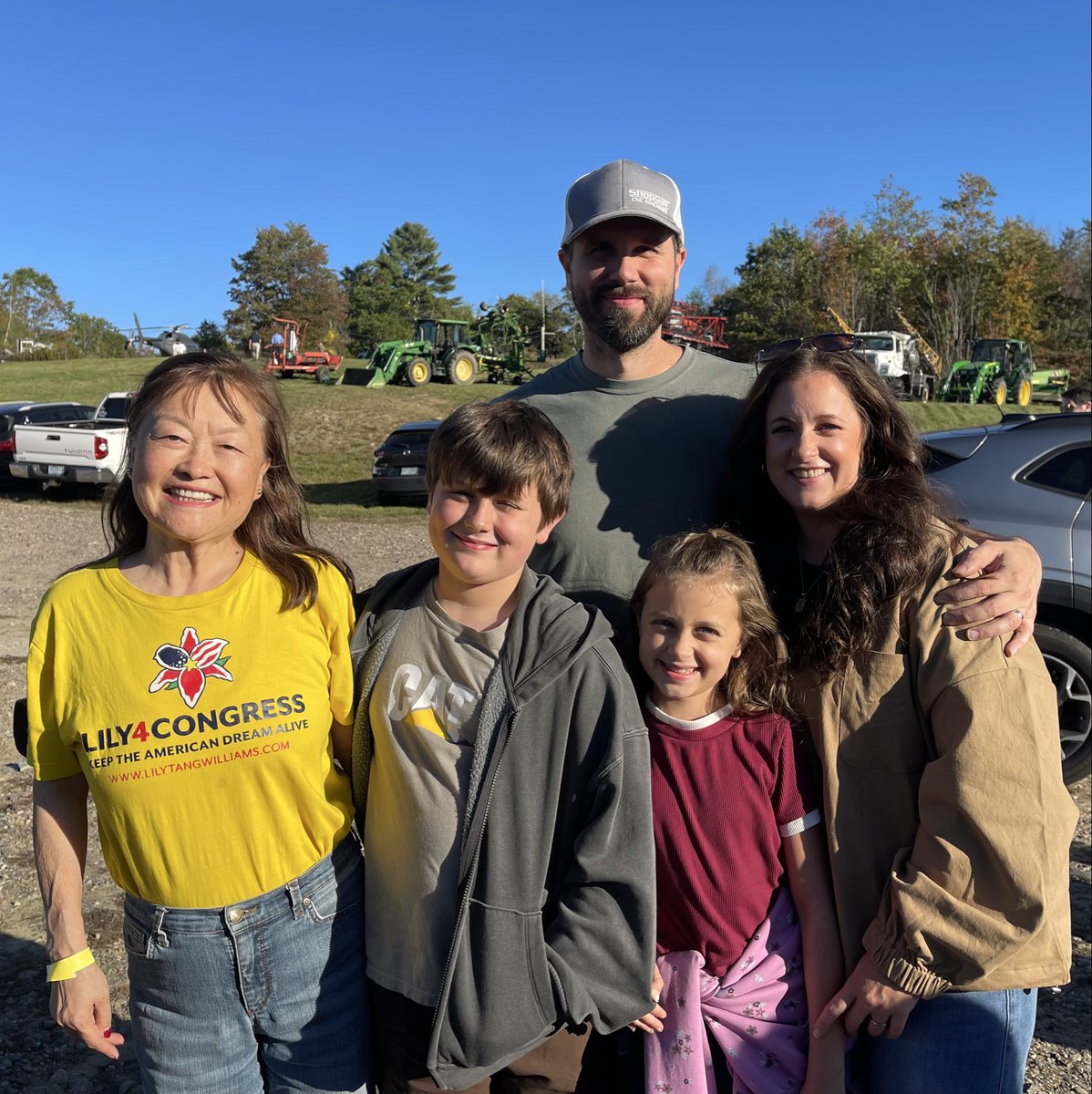Lily4Liberty's tweet photo. Thanks to Senator Howard Pearl and his wife for hosting their famous Oktoberfest on his family farm in Loudon. 

There were lots of food, beer, animals,  music and family fun. It was wonderful to meet my enthusiastic supporters and their families in person. https://t.co/owhx6DBZVB