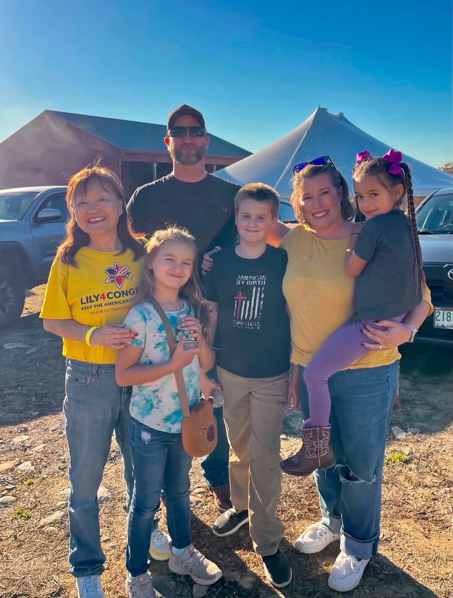 Lily4Liberty's tweet photo. Thanks to Senator Howard Pearl and his wife for hosting their famous Oktoberfest on his family farm in Loudon. 

There were lots of food, beer, animals,  music and family fun. It was wonderful to meet my enthusiastic supporters and their families in person. https://t.co/owhx6DBZVB
