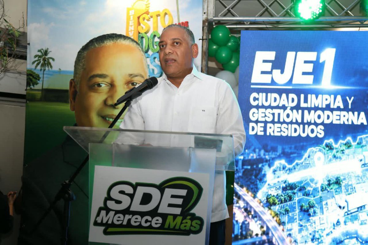 carlosgilsde's tweet photo. ¡Tomé una decisión clara! Aspiro a la **Alcaldía de Santo Domingo Este para el 2028**.

Trabajaremos por una ciudad con mejor recogida de residuos, espacios públicos recuperados, más seguridad, apoyo al emprendimiento y un Ayuntamiento cercano y eficiente. https://t.co/GEYohjYDJh
