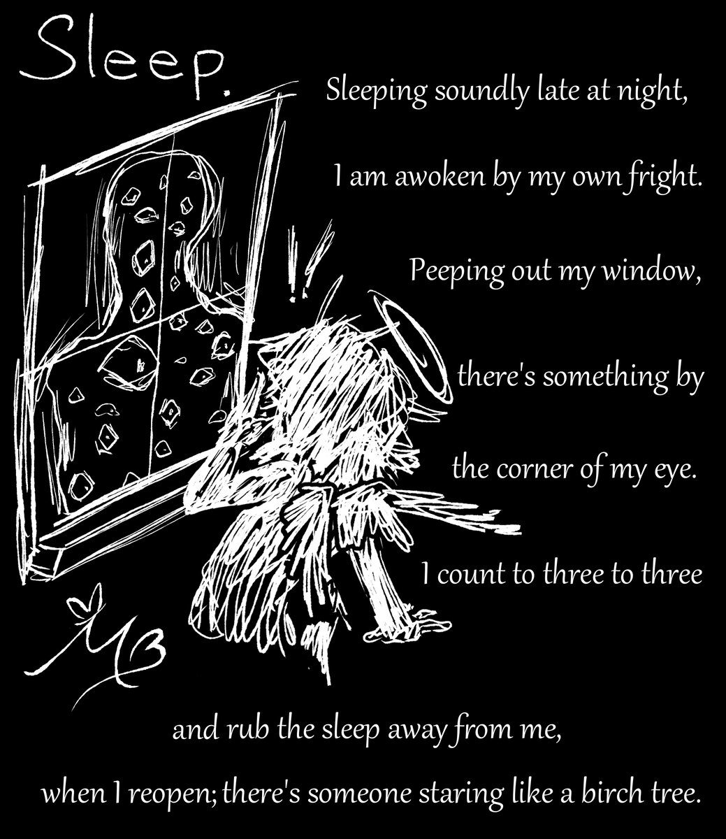 M3rilium's tweet photo. Sleep.
#drawingeverydaychallenge #October #day5 https://t.co/WKOSzyC9Ip