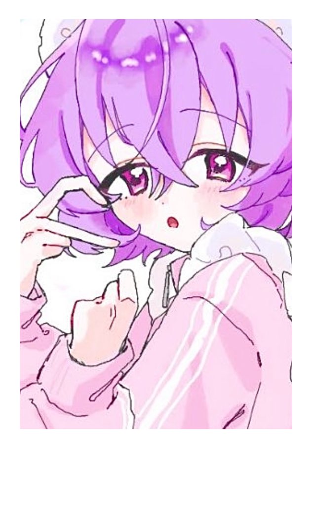 nene_rabits's tweet photo. 絵チャ合作で描いた冬芽さん💜 https://t.co/UIzbwoxNiS