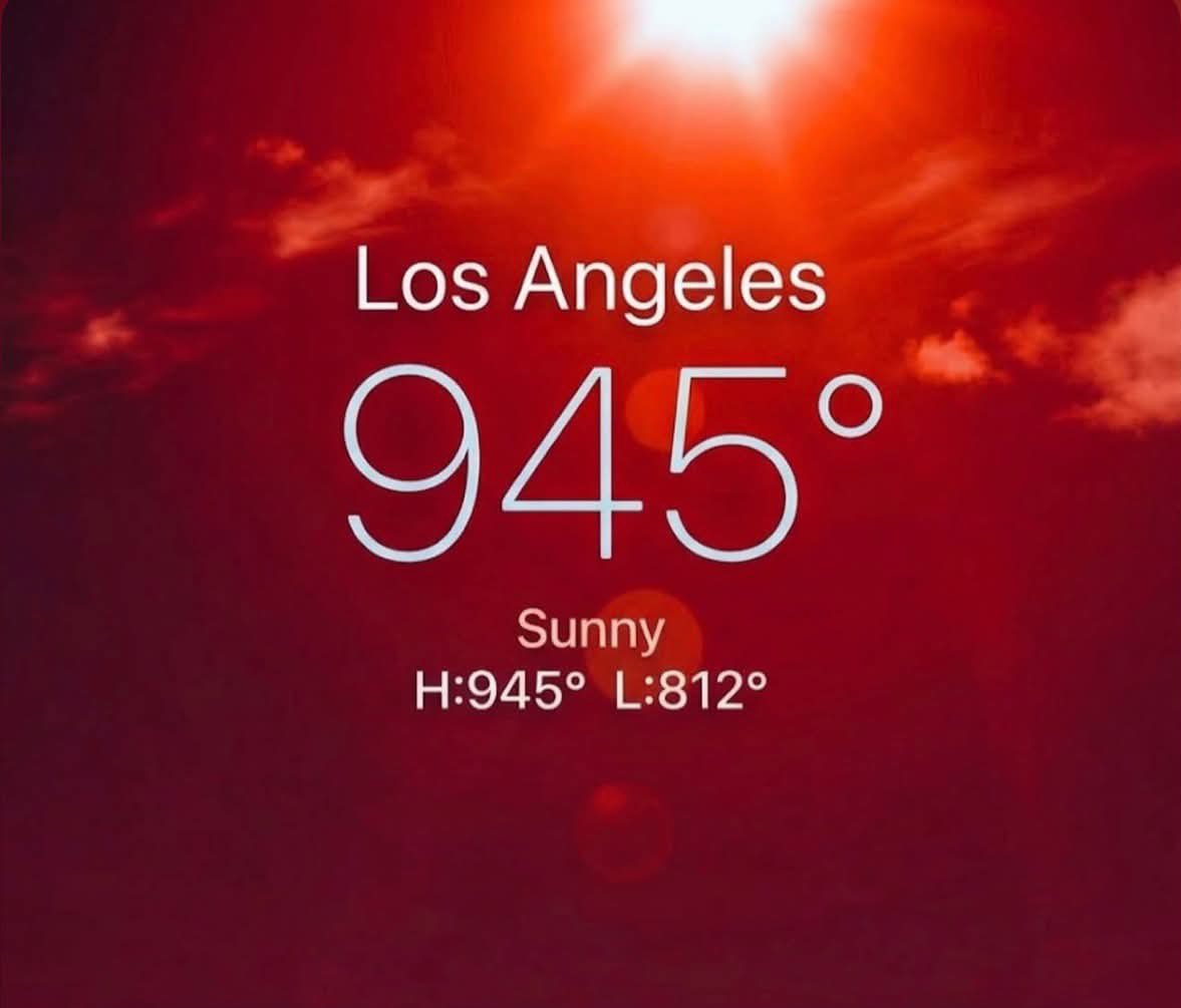 1TrophyWife1's tweet photo. Current weather. https://t.co/JXkRiYL3OG