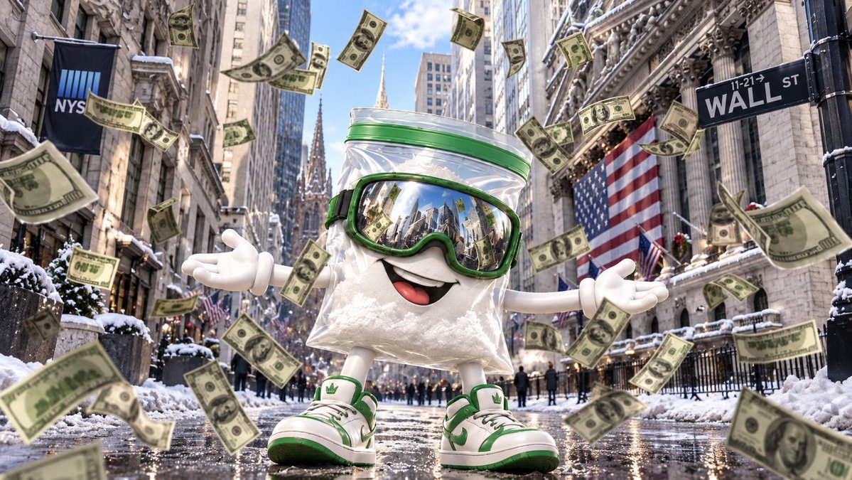 BagOnchain's tweet photo. Hold Bag. Earn $SNOW. Repeat ❄️

#robinhoodchain #pons https://t.co/573x1gLDrg
