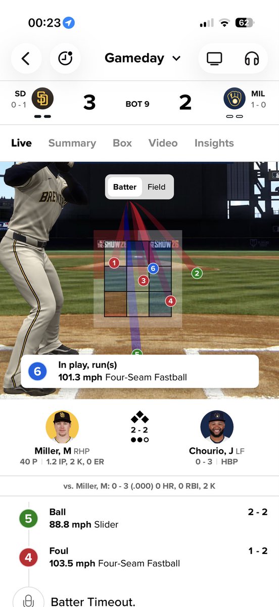 biggsy350's tweet photo. This isn’t the way I would have planned to watch it, but there was no better sight than “In play, run(s)” from watching a lot of the game from this viewpoint and from the UK.
Delighted!!
#WalkOff #GamedayLive #PostSeason #Brewers #ThisIsMyCrew https://t.co/sXl1ZlSrtB