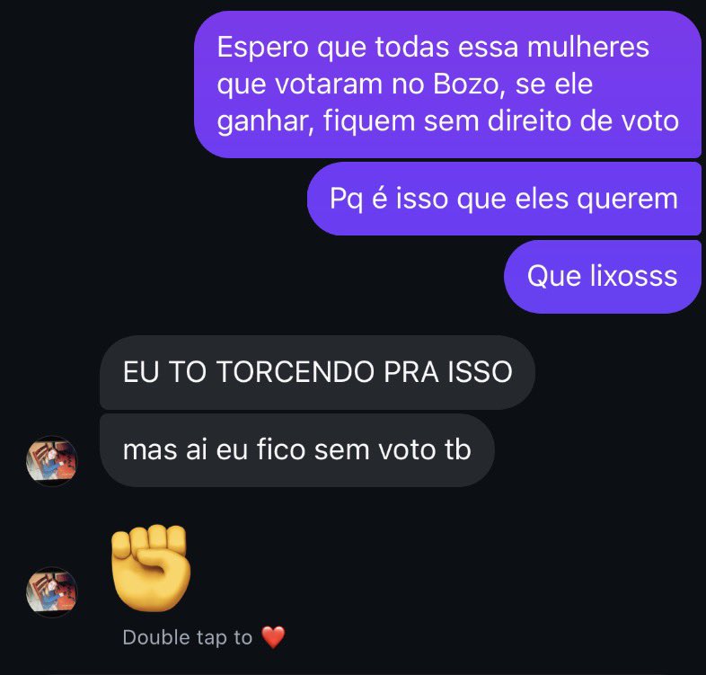 de_paula0075's tweet photo. Chega, cansei de ser pacífico, vão todos a merda quem votou no Bozo https://t.co/bFkHg1IAbE