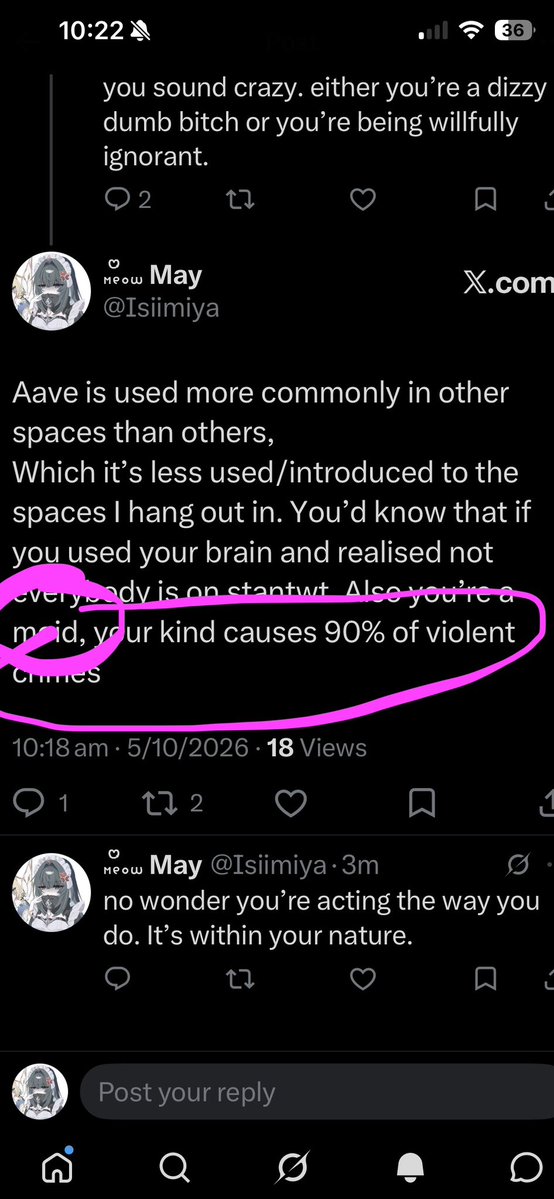 Isiimiya's tweet photo. @HGSzen You made an assumption that is as being racist because you couldn’t read. https://t.co/5fKpfsDEpa