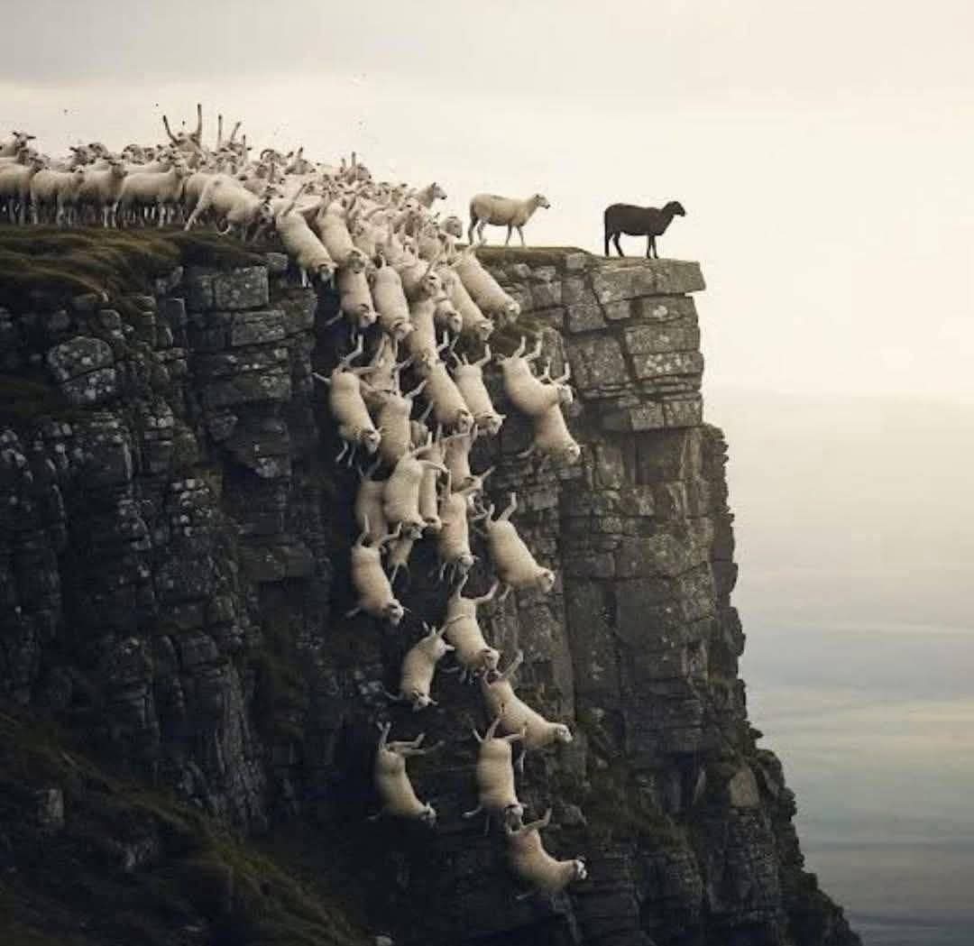 JohnELambert's tweet photo. #WhatIsTruth #cattle #propaganda #brainwashedsociety #illusions #delusions #thetruthhasbeenhidden #mindlesssheep #youarecattle #sheeptotheslaughter #allwelikesheep #weareallpuppets #YouWereDuped #followers #delusionsofgrandeur #mediocrity #likemindedtribe https://t.co/Z17RDQMsna