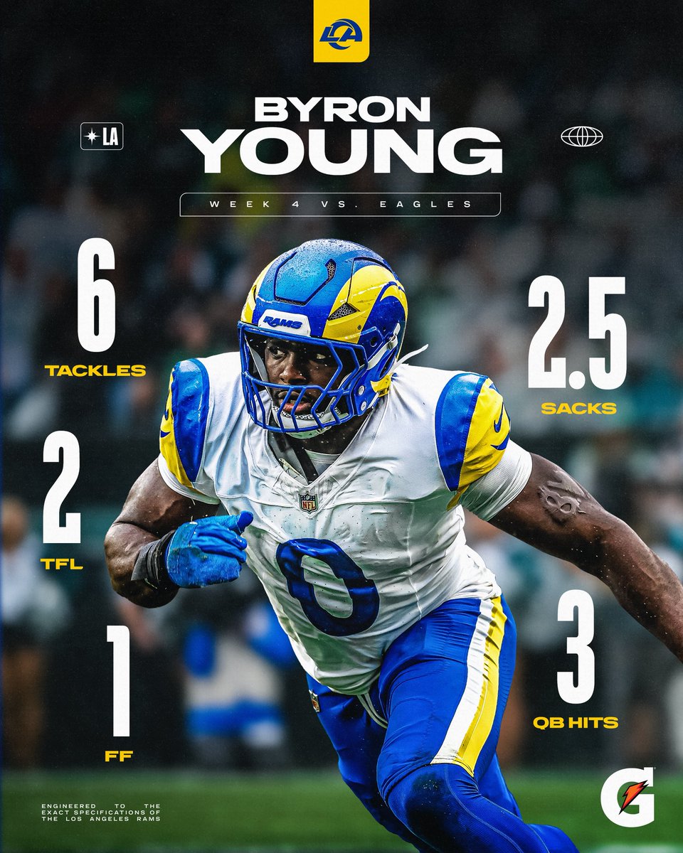 RamsNFL's tweet photo. B.Y. made his presence felt. 😤 https://t.co/X7nLrApGOA