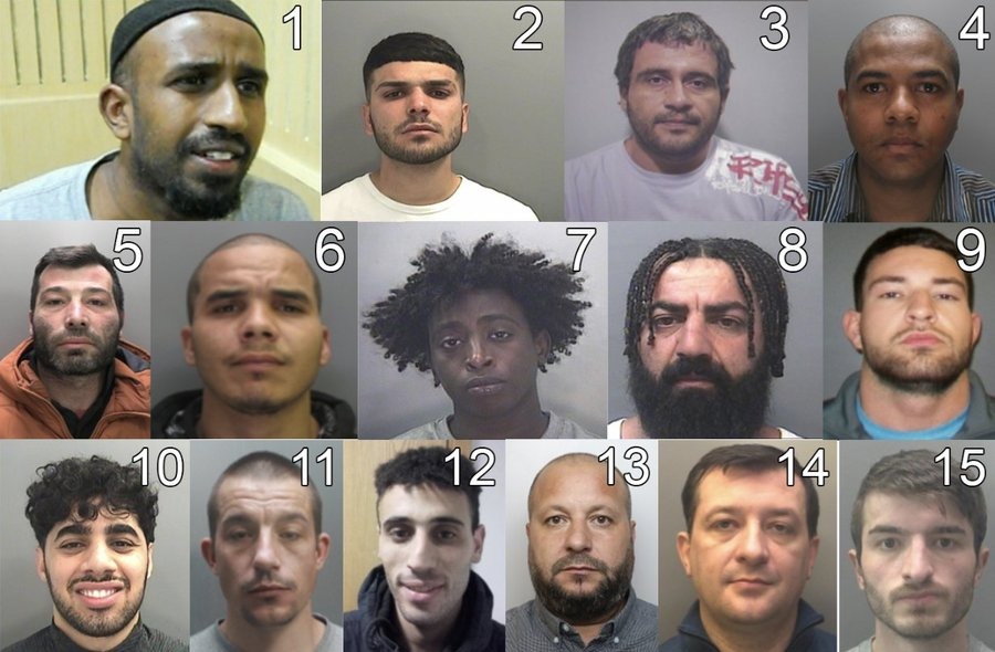 welshmaan's tweet photo. 🏴󠁧󠁢󠁷󠁬󠁳󠁿 WALES' MOST WANTED

1. Mohammed Ali Ege
Murder
📍 Cardiff (South)

2. Mohammed Ahmadi
Rape of female
📍 Cardiff

3. Ertan Masikoglu
Murder conspiracy
📍 Flintshire (North)

4. Ricardo Douglas Harry
Sexual Assault of women
📍 Conwy (North)

5. Stoil Jordoinov
Serious assault
📍 Rhyl (North)

6. Bruno Miguel Amado Duarte
Sexual assault of female
📍 Wrexham (North)

7. Mohamoud Abdi
Attempt murder
📍 Cardiff

8. Salim Saeed
Actual Bodily Harm
📍 Swansea (South)

9. Callum Saleh
Importing drugs
📍 Cardiff

10. Zulfkar Sheblan
Importing drugs
📍 Cardiff

11. Tadas Kuslevicius
Offences against the State
📍 Deeside (North)

12. Osama Bakali
Failure to comply with requirements
(sex criminal)
📍 Swansea

13. Dumitru Zanfir
Failure to appear at court
📍 Wrexham & Mold (North)

14. Ionut Bodea
Failure to appear at court
📍 Mold (North)

15. Mikheili Zvladadze
Failure to appear at court
📍 Prestatyn (North)