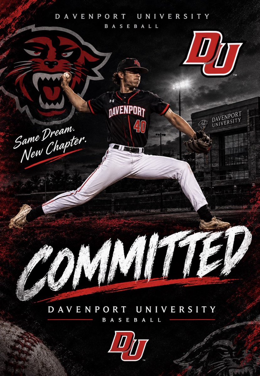 CavnerJackson's tweet photo. jacksoncav22 l am excited to announce my commitment to @DU_BSBALL. I would like to thank my coaches, parents, and everyone who has supported me along the way. I could not of done it without them. #rolltidey https://t.co/3jgELjuRBW