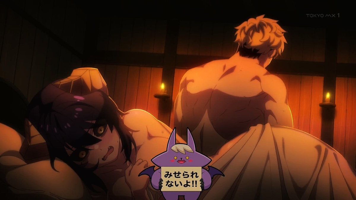 820hoo's tweet photo. #アニメダークサモナー 1話
完全に事後である https://t.co/lFzwCWbDKh
