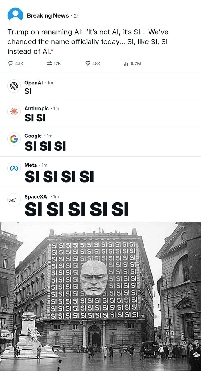 shangularity's tweet photo. My thoughts on renaming AI to SI summarised: https://t.co/QMaQMJ5afb