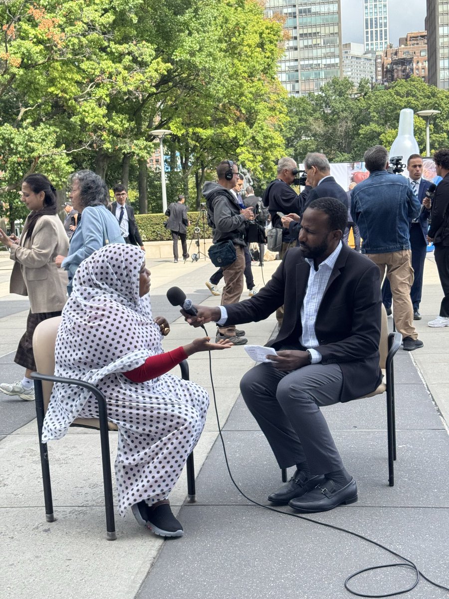 monemmakki's tweet photo. #UNGA81 was an intense and demanding week, filled with important conversations, powerful testimonies, and a series of interviews covering some of the world’s most pressing crises. https://t.co/93vkjENubn
