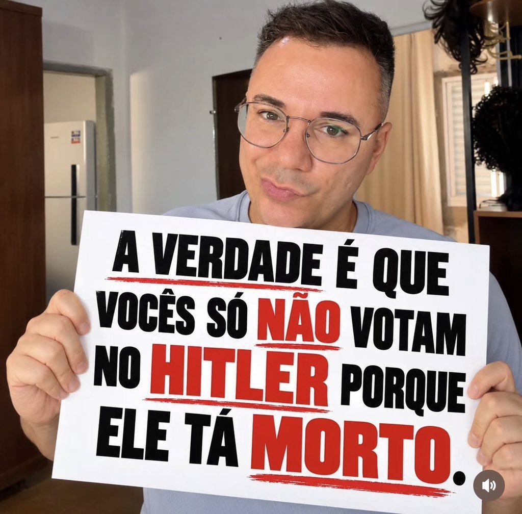 JniorOliveiraS2's tweet photo. @g1 O Nazismo cada vez mais perto de retornar.🤢😪 https://t.co/aVIYGKbsVh