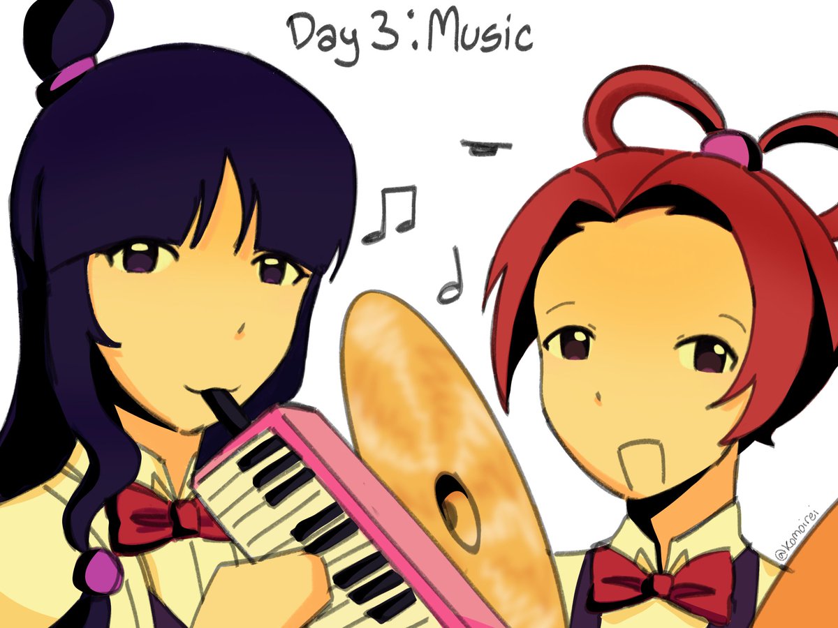komoirei's tweet photo. day 3 : music🎵

gahhh im posting everything a day late. . . 
#aceattorney #aceattober26 https://t.co/s1rTxHBI4m